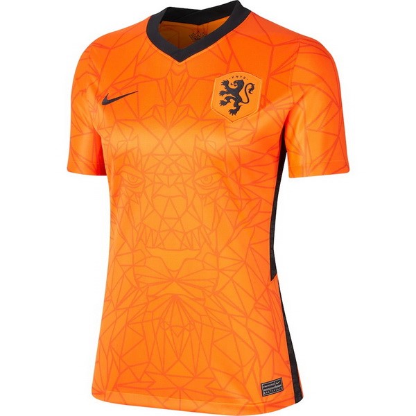 Camiseta Países Bajos 1ª Kit Mujer 2020 Naranja